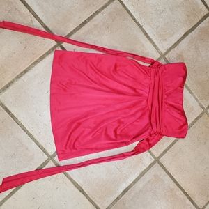 Mystic party Dress, sweetheart neckline, hot pink.